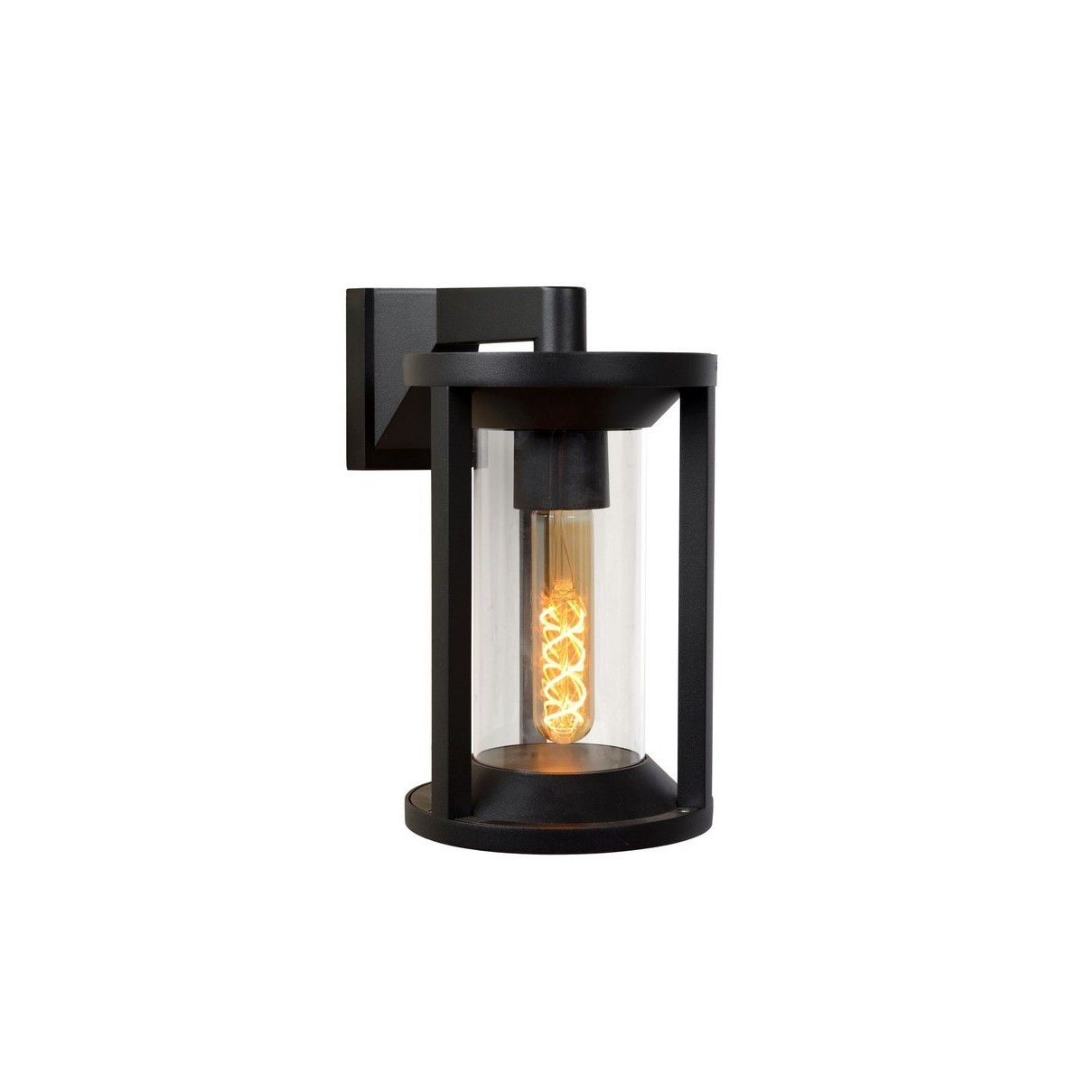 Lucide 15803/01/30 CADIX - Kinkiet do wewnątrz i na zewnątrz - 1xE27 - IP65 - Czarny