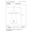 Lucide 27500/02/31 LA DONNA - Lampa stołowa z akumulatorem do użytku wewnątrz i na zewnątrz - Akumulator - 19.7 cm - LED 3-st…
