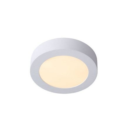 Lucide 28116/18/31 BRICE-LED - Lampa sufitowa łazienkowa wpuszczana - 18 cm - Ściemniacz LED - 1x12W 3000K - IP44 - Biała