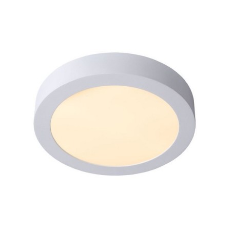 Lucide 28116/24/31 BRICE-LED - Lampa sufitowa łazienkowa wpuszczana - 24 cm - Ściemniacz LED - 1x15W 3000K - IP44 - Biała