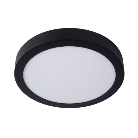 Lucide 28116/30/30 BRICE-LED - Lampa sufitowa łazienkowa wpuszczana - 30 cm - Ściemniacz LED - 1x30W 3000K - IP44 - Czarny