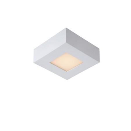 Lucide 28117/11/31 BRICE-LED - Lampa sufitowa łazienkowa - Ściemniacz LED - 1x8W 3000K - IP44 - Biała