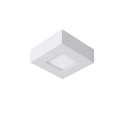 Lucide 28117/11/31 BRICE-LED - Lampa sufitowa łazienkowa - Ściemniacz LED - 1x8W 3000K - IP44 - Biała