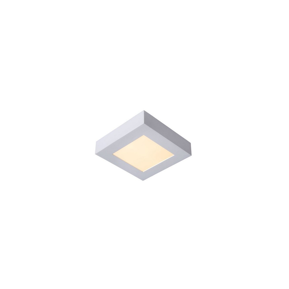 Lucide 28117/17/31 BRICE-LED - Lampa sufitowa łazienkowa - Ściemniacz LED - 1x15W 3000K - IP44 - Biała