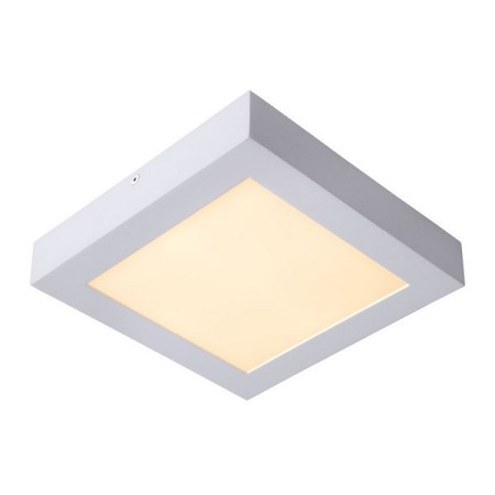 Lucide 28117/22/31 BRICE-LED - Lampa sufitowa łazienkowa - Ściemniacz LED - 1x22W 3000K - IP44 - Biała
