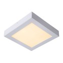 Lucide 28117/22/31 BRICE-LED - Lampa sufitowa łazienkowa - Ściemniacz LED - 1x22W 3000K - IP44 - Biała
