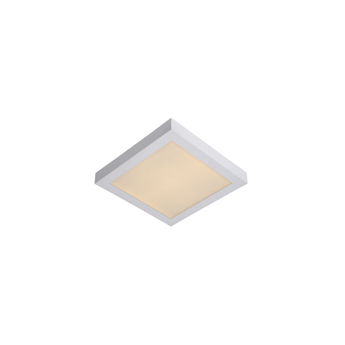 Lucide 28117/30/31 BRICE-LED - Lampa sufitowa łazienkowa - Ściemniacz LED - 1x30W 3000K - IP44 - Biała