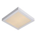 Lucide 28117/30/31 BRICE-LED - Lampa sufitowa łazienkowa - Ściemniacz LED - 1x30W 3000K - IP44 - Biała
