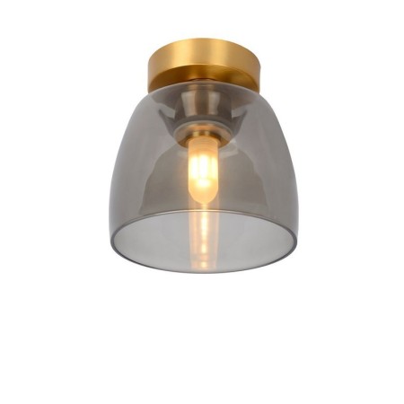 Lucide 30164/01/02 TYLER - Lampa sufitowa łazienkowa wpuszczana - 16.1 cm - 1xG9 - IP44 - Matowe złoto - Mosiądz