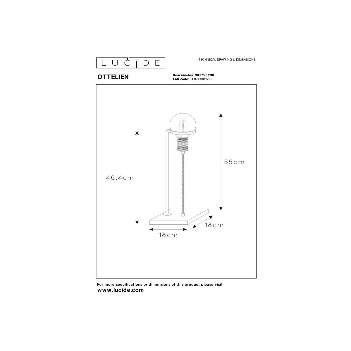 Lucide OTTELIEN 30571/01/30