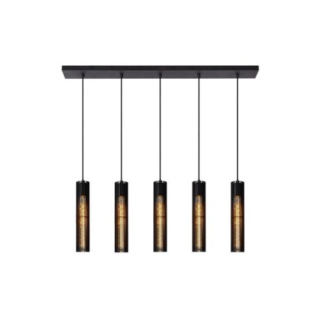 Lucide 73406/05/30 LIONEL - Lampa wisząca - 5xE27 - Czarna