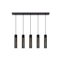 Lucide 73406/05/30 LIONEL - Lampa wisząca - 5xE27 - Czarna