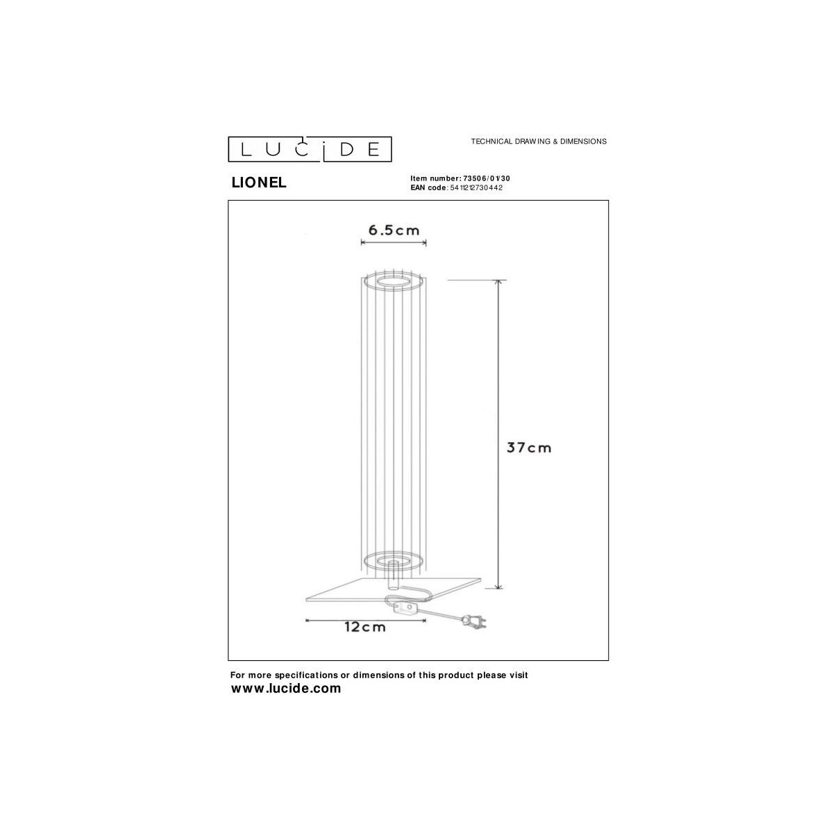 Lucide LIONEL 73506/01/30
