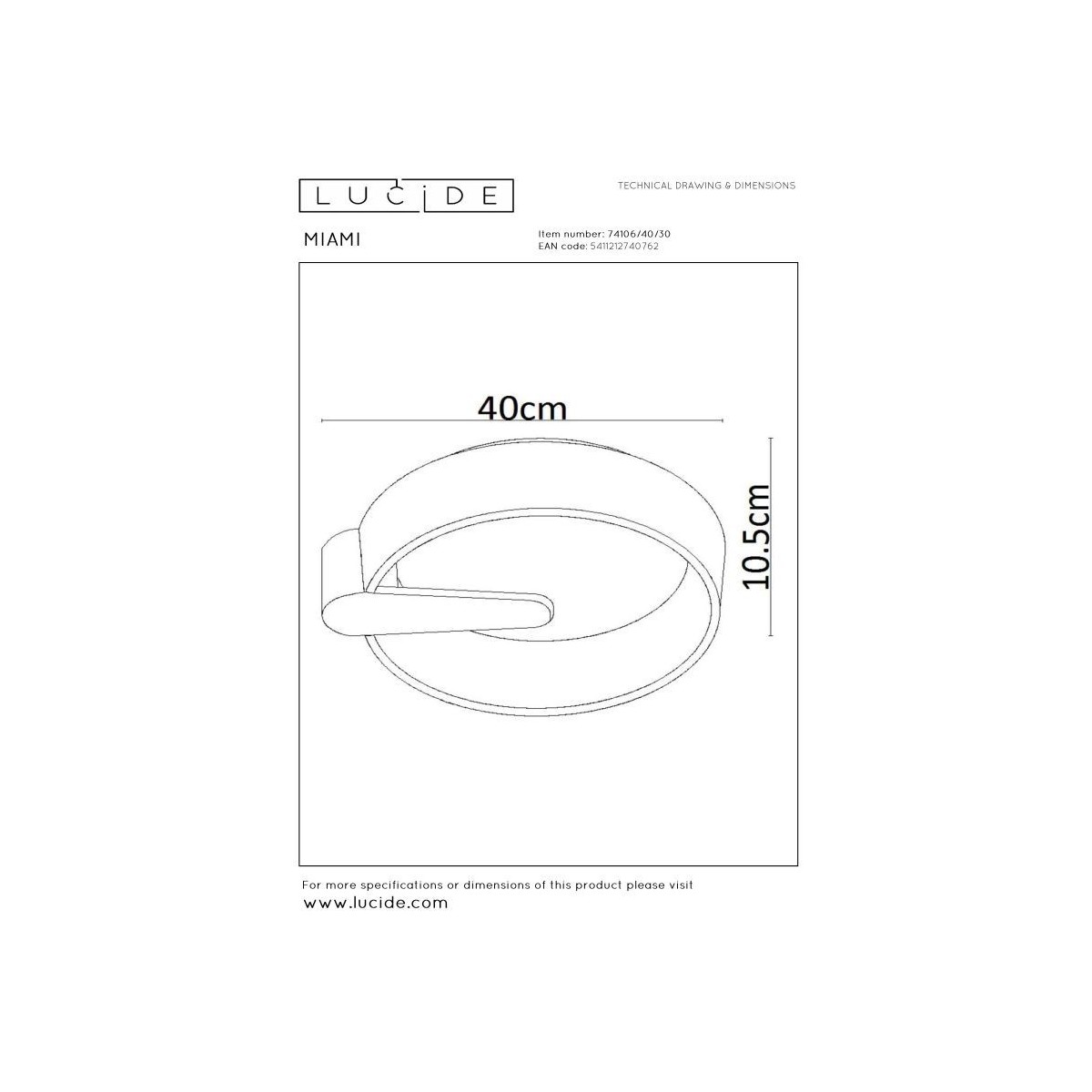 Lucide MIAMI 74106/40/30