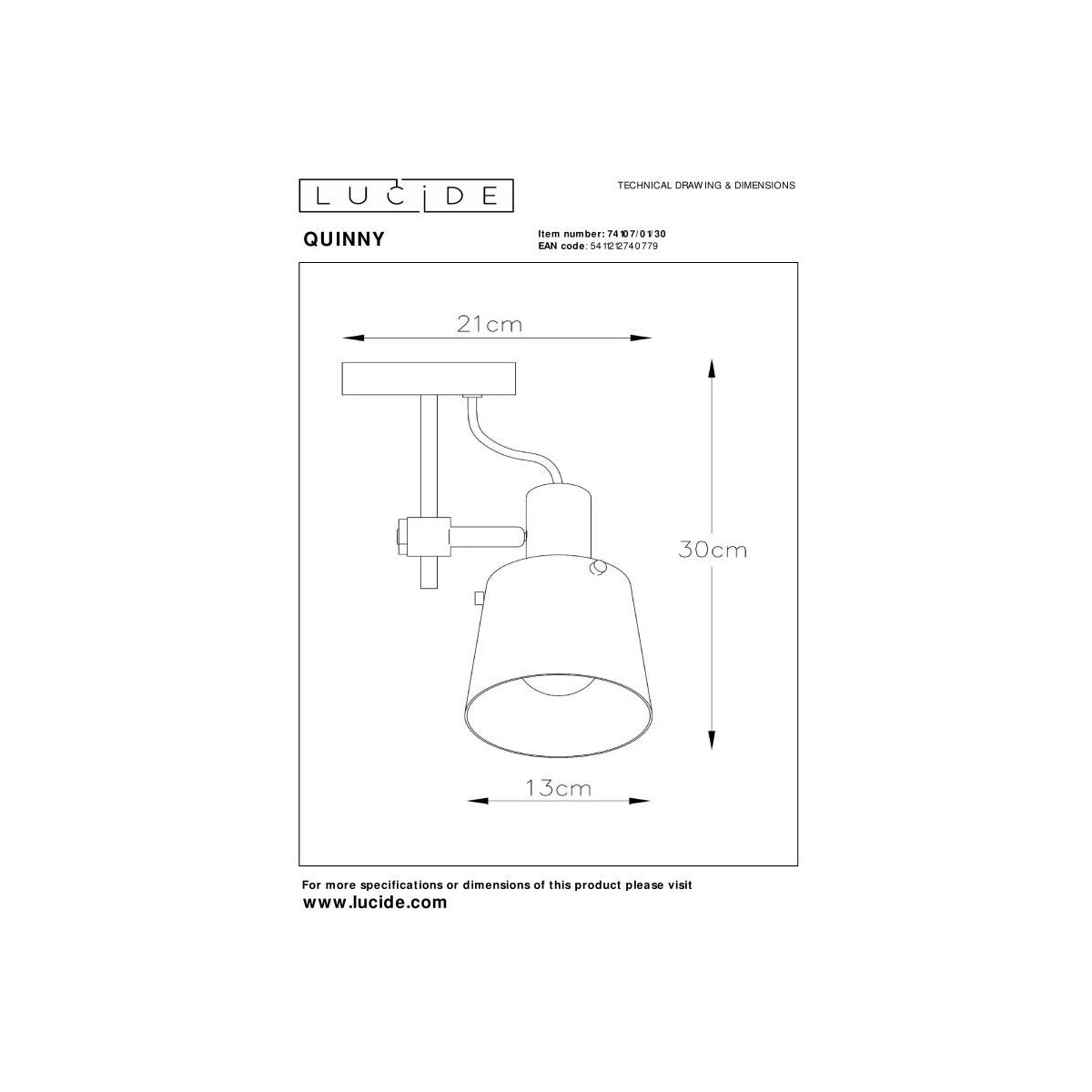 Lucide QUINNY 74107/01/30