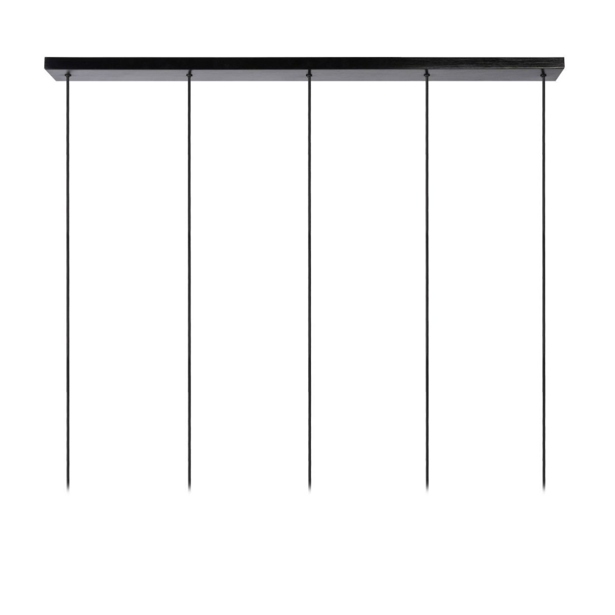 Lucide 74404/05/65 ORLANDO - Lampa wisząca - 5xE27 - Szary dymny