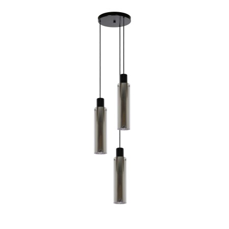 Lucide 74404/13/65 ORLANDO - Lampa wisząca - 32 cm - 3xE27 - Szary dymny