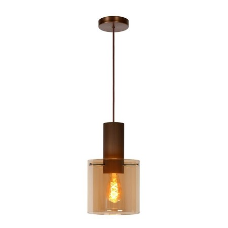Lucide 74405/01/62 TOLEDO - Lampa wisząca - 20 cm - 1xE27 - Bursztynowa
