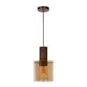 Lucide 74405/01/62 TOLEDO - Lampa wisząca - 20 cm - 1xE27 - Bursztynowa