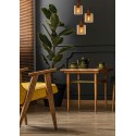 Lucide 74405/13/62 TOLEDO - Lampa wisząca - 3xE27 - Bursztynowa