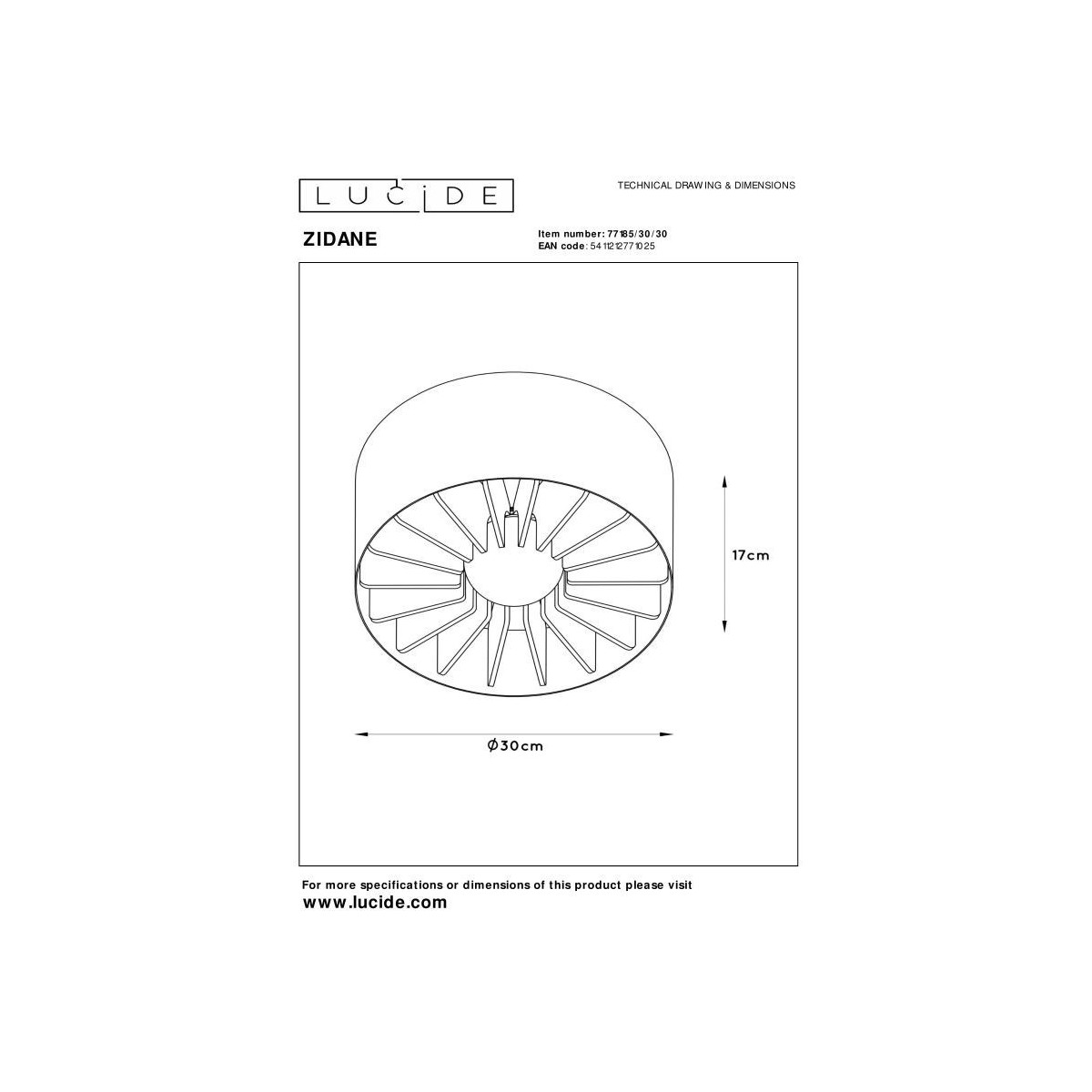 Lucide ZIDANE 77185/30/30