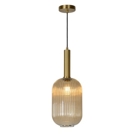 Lucide 45386/20/62 MALOTO - Lampa wisząca - 20 cm - 1xE27 - Bursztynowa