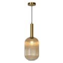 Lucide 45386/20/62 MALOTO - Lampa wisząca - 20 cm - 1xE27 - Bursztynowa