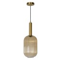 Lucide 45386/20/62 MALOTO - Lampa wisząca - 20 cm - 1xE27 - Bursztynowa