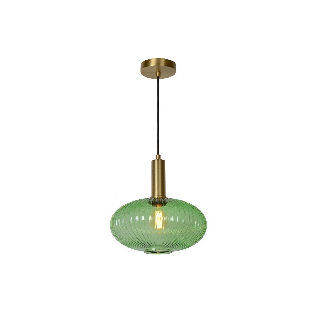 Lucide 45386/30/33 MALOTO - Lampa wisząca - 30 cm - 1xE27 - Zielony