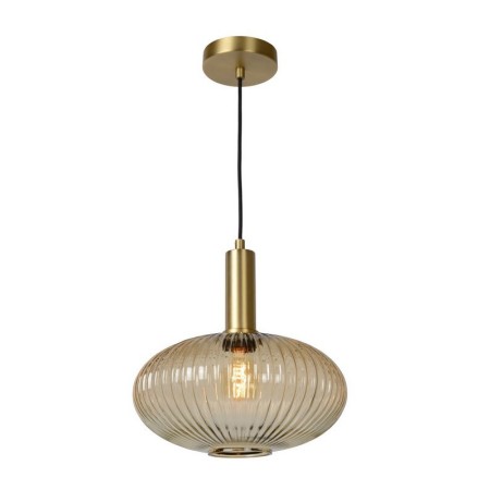 Lucide 45386/30/62 MALOTO - Lampa wisząca - 30 cm - 1xE27 - Bursztynowa