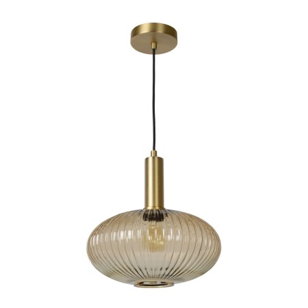 Lucide 45386/30/62 MALOTO - Lampa wisząca - 30 cm - 1xE27 - Bursztynowa