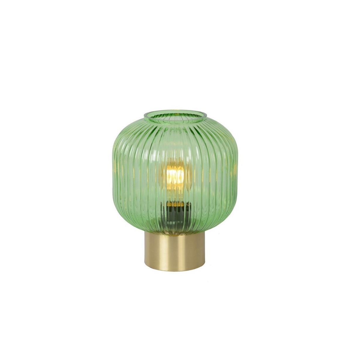 Lucide 45586/20/33 MALOTO - Lampa stołowa - 20 cm - 1xE27 - Zielona
