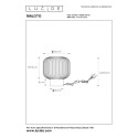 Lucide 45586/20/62 MALOTO - Lampa stołowa - 20 cm - 1xE27 - Bursztynowa