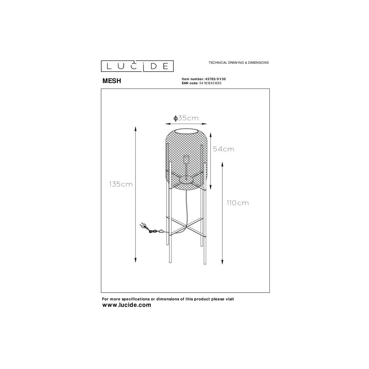 Lucide MESH 45785/01/30