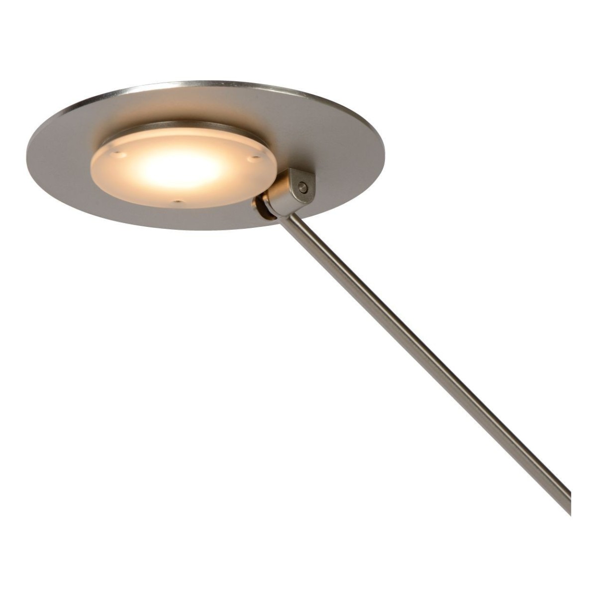 Lucide 19666/09/12 ANSELMO - Lampa biurkowa - LED ściemnialna - 1x9W 3000K - chrom satynowy