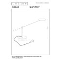 Lucide 19666/09/12 ANSELMO - Lampa biurkowa - LED ściemnialna - 1x9W 3000K - chrom satynowy