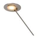 Lucide 19766/09/12 ANSELMO - Lampa podłogowa do czytania - 25 cm - LED Dim. - 1x9W 3000K - Satynowy chrom