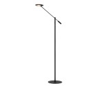 Lucide 19766/09/30 ANSELMO - Lampa podłogowa do czytania - 25 cm - Ściemniacz LED - 1x9W 3000K - Czarny