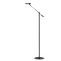 Lucide 19766/09/30 ANSELMO - Lampa podłogowa do czytania - 25 cm - Ściemniacz LED - 1x9W 3000K - Czarny