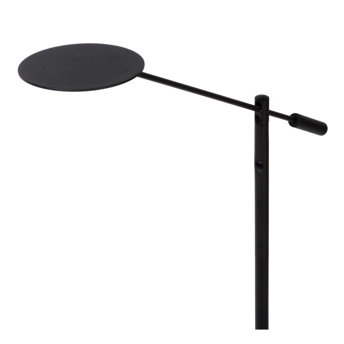 Lucide 19766/09/30 ANSELMO - Lampa podłogowa do czytania - 25 cm - Ściemniacz LED - 1x9W 3000K - Czarny