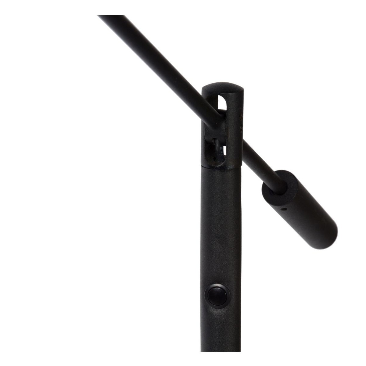 Lucide 19766/09/30 ANSELMO - Lampa podłogowa do czytania - 25 cm - Ściemniacz LED - 1x9W 3000K - Czarny