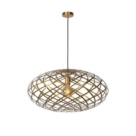 Lucide 21417/65/02 WOLFRAM - Lampa wisząca - 65 cm - 1xE27 - Matowe złoto - Mosiądz