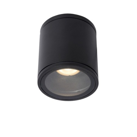 Lucide 22962/01/30 AVEN - Reflektor sufitowy łazienkowy - 9 cm - 1xGU10 - IP65 - Czarny