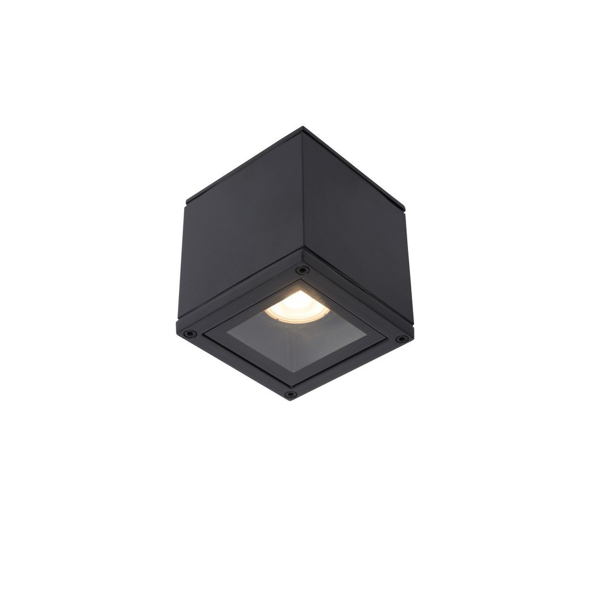 Lucide 22963/01/30 AVEN - Reflektor sufitowy łazienkowy - 1xGU10 - IP65 - Czarny