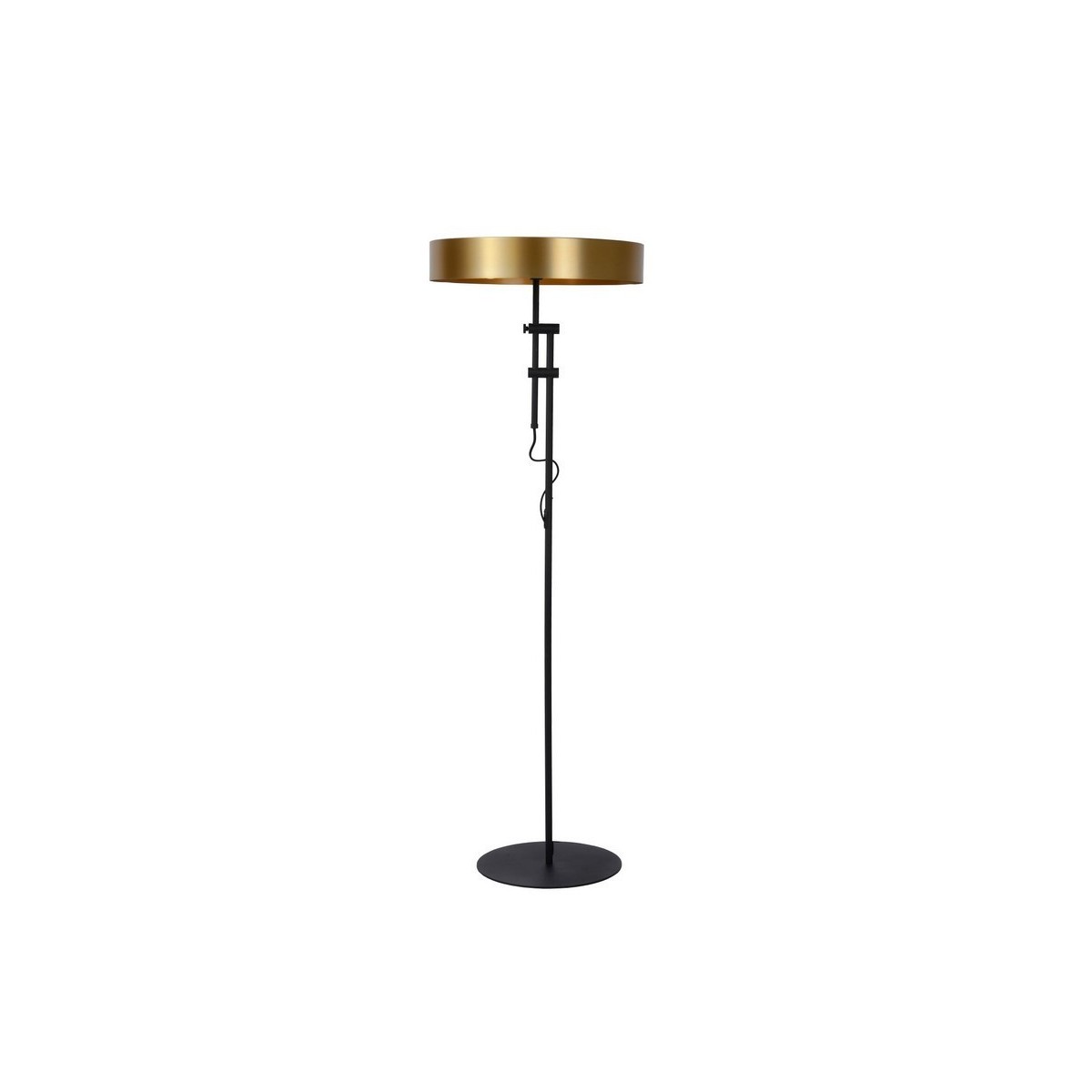 Lucide 30770/02/02 GIADA - Lampa podłogowa - 45 cm - 2xE27 - Matowe złoto - Mosiądz