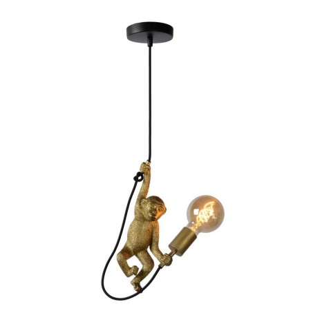 Lucide 10402/01/30 EXTRAVAGANZA CHIMP - Lampa wisząca - 17.6 cm - 1xE27 - Czarny