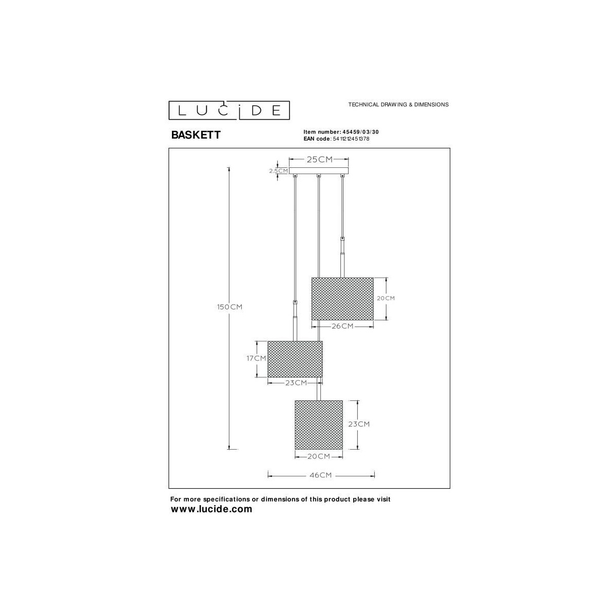 Lucide BASKETT 45459/03/30