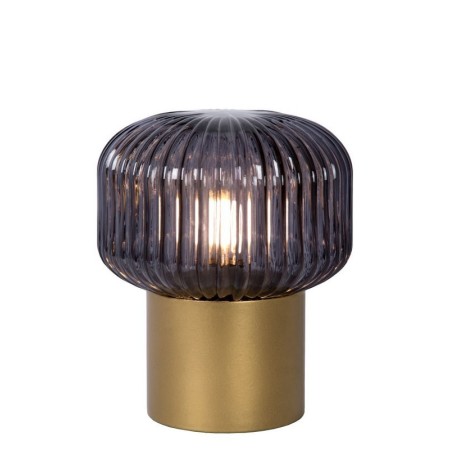 Lucide 78595/01/02 JANY - Lampa stołowa - 16 cm - 1xE14 - Matowe złoto - Mosiądz