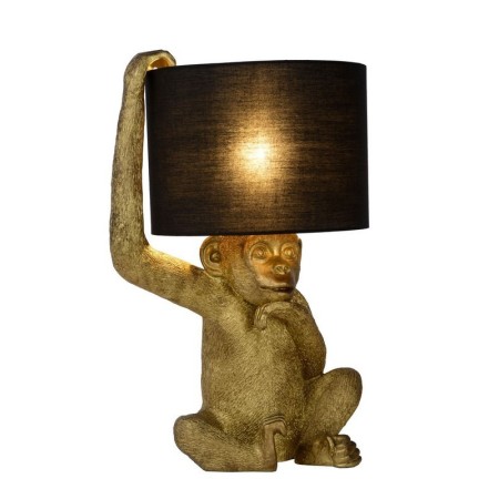 Lucide 10502/81/30 EXTRAVAGANZA CHIMP - Lampa stołowa - 30 cm - 1xE14 - Czarna