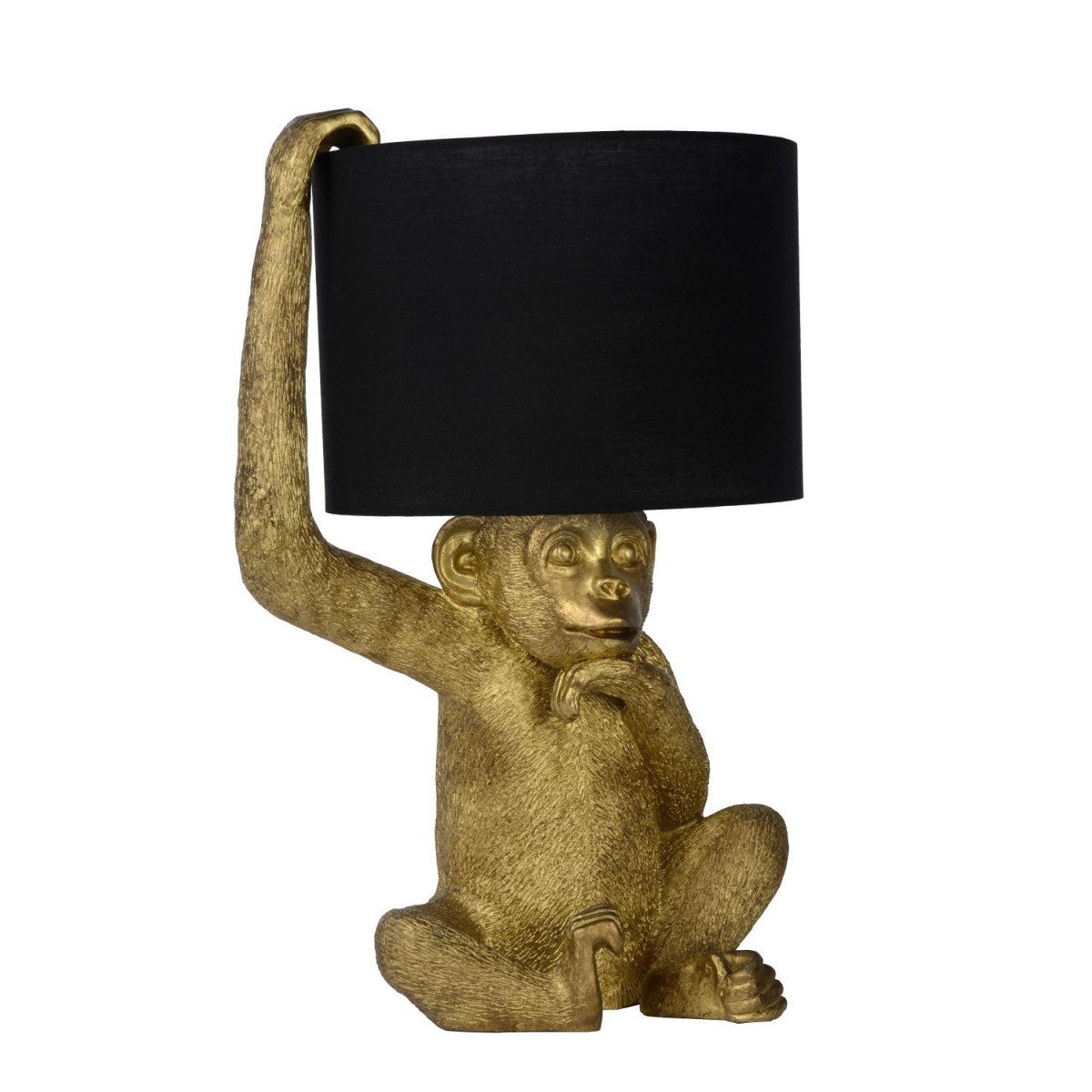 Lucide 10502/81/30 EXTRAVAGANZA CHIMP - Lampa stołowa - 30 cm - 1xE14 - Czarna